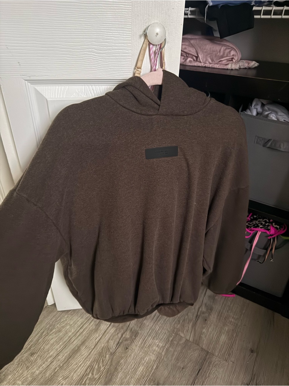 Men's Brown Hooded Sweater